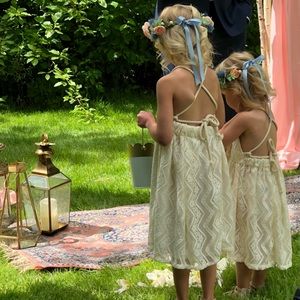 Sister dress set, sizes 5T and 3T